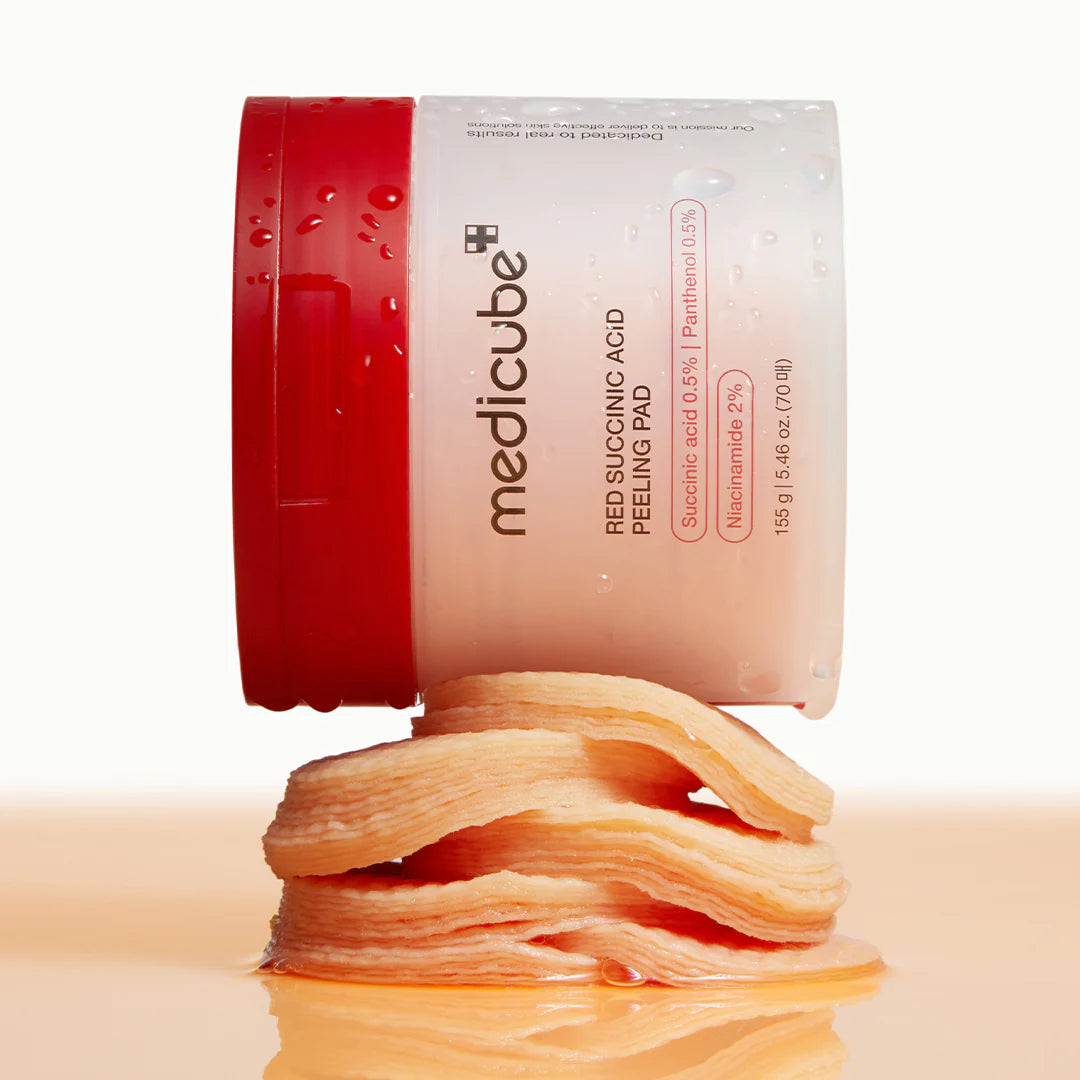 Pīlinga diski Medicube Red Succinic Acid Peeling Pad