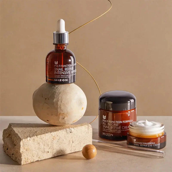Pretnovecošanās krēms sejas ādai Mizon All In One Snail Repair Cream