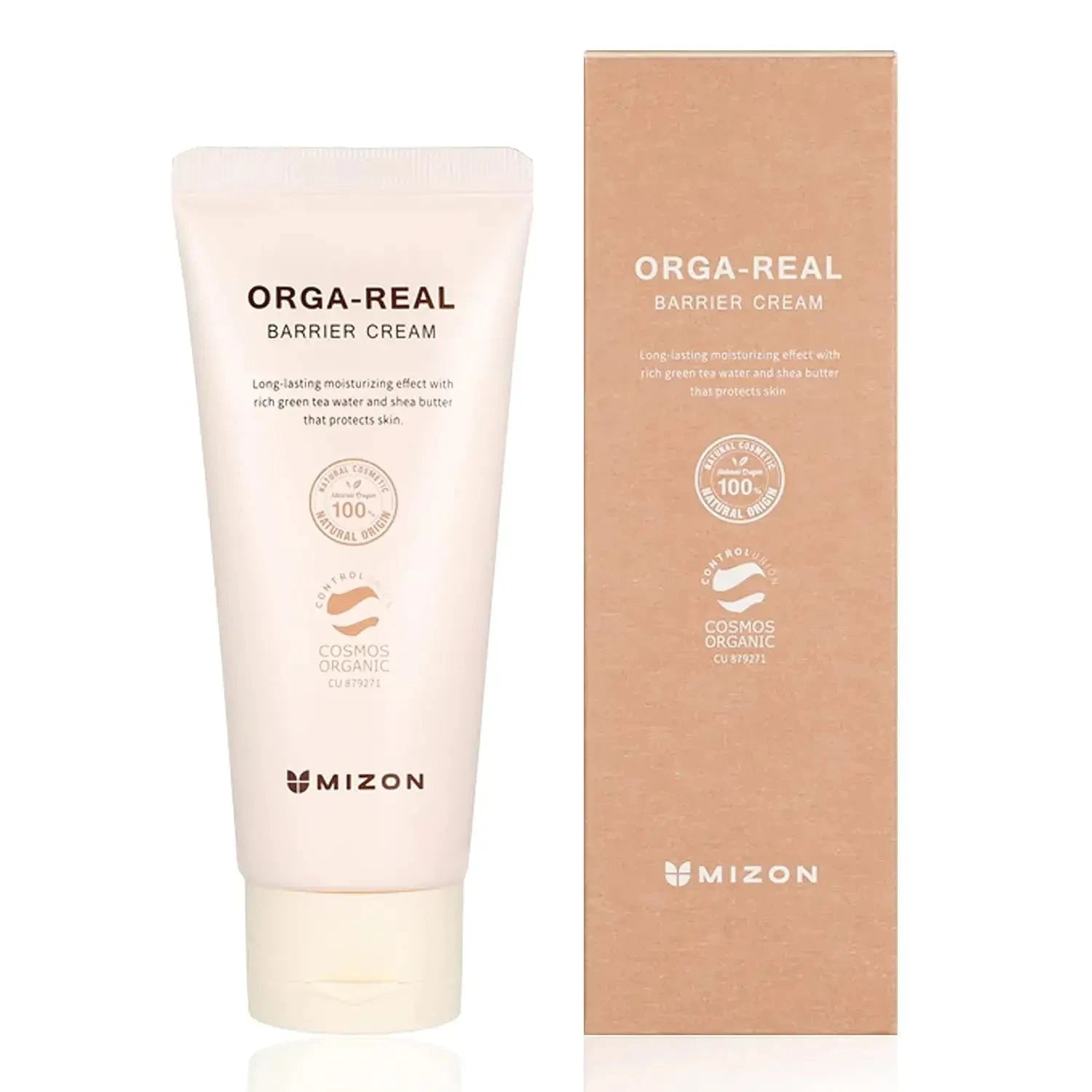 Atjaunojošs krēms jutīgai ādai Mizon Orga-Real Barrier Cream