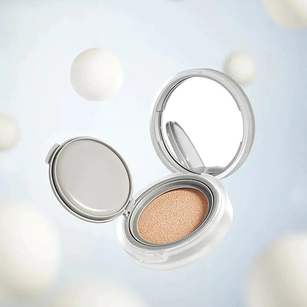 Noturīgs tonālais kušons ar pusmatētu noslēguma akcentu Rom&Nd Nu Zero Cushion SPF24 PA++