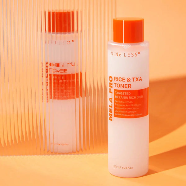 Balinošs rīsu toniks Nine Less MELA-PRO Rice & TXA Toner