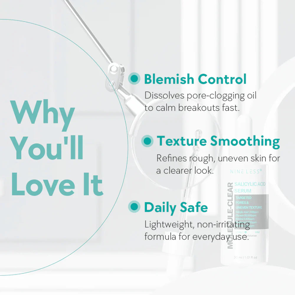 Nine Less Molecule-Clear Salicylic Acid Serum