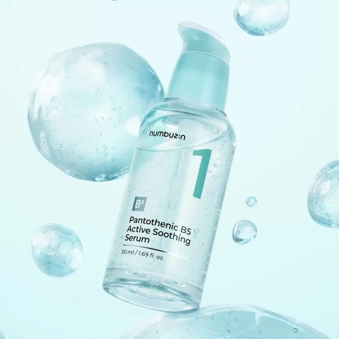 Nomierinošs serums ar pantenolu Numbuzin No.1 Pantothenic B5 Active Soothing Serum