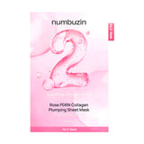 Numbuzin No.2 Rose PDRN Collagen Plumping Sheet Mask