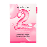 Numbuzin No.2 Rose PDRN Collagen Plumping Sheet Mask