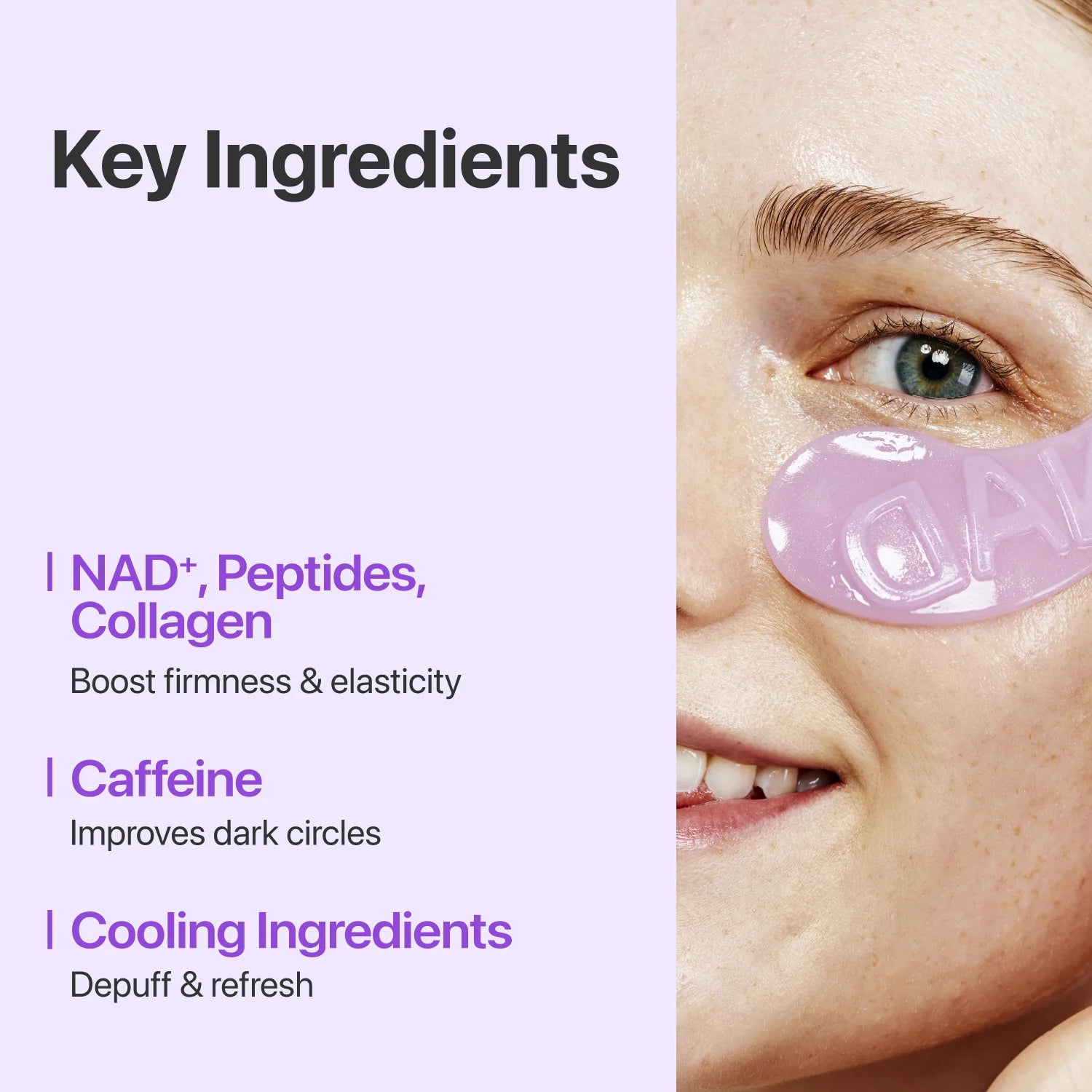 Numbuzin No.9 NAD+ Collagen Under Eye Patches