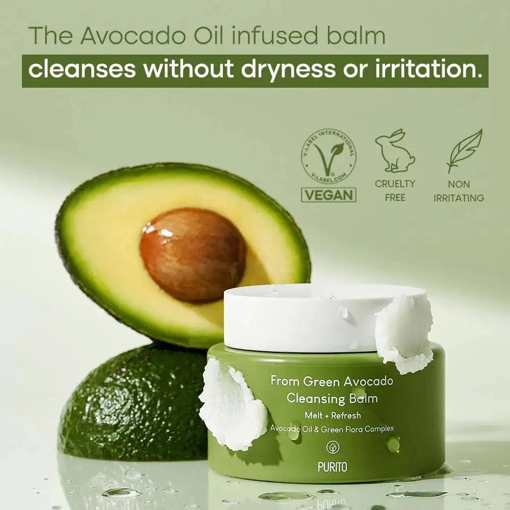 Maigi attīrošs balzams ar avokado PURITO From Green Avocado Cleansing Balm