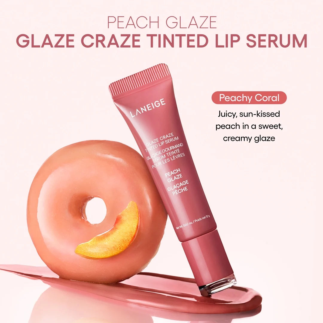 Laneige Glaze Craze Tinted Lip Serum Peach Glaze