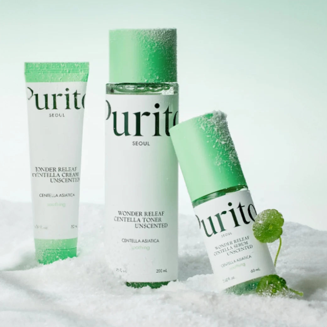 Nomierinošs sejas toniks jutīgai ādai Purito Wonder Releaf Centella Unscented Toner