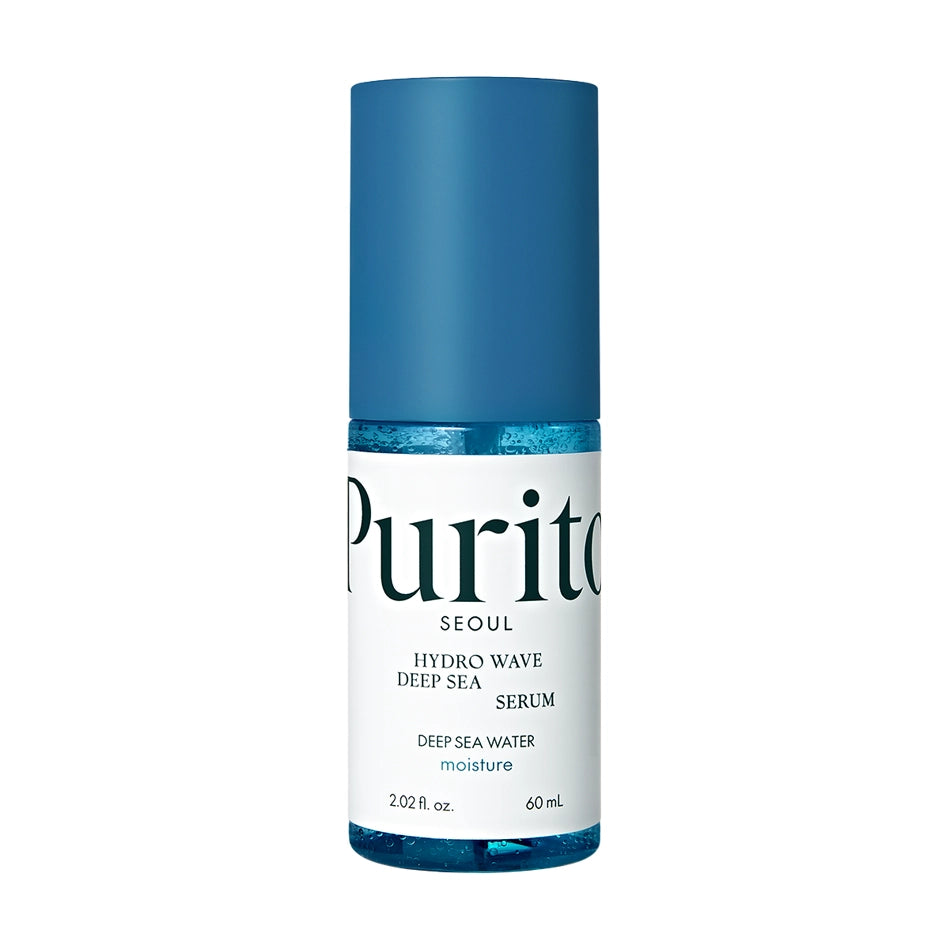 Mitrinošs minerālu serums ādas tvirtuma palielināšanai Purito Seoul Hydro Wave Deep Sea Serum