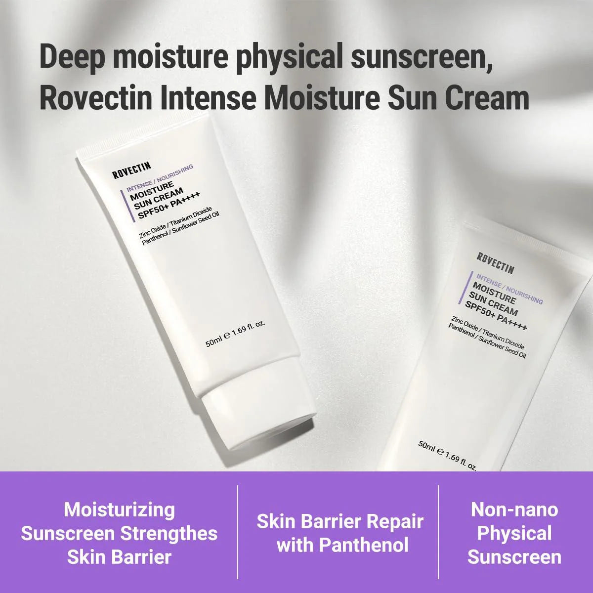 ROVECTIN Intense Moisture Sun Cream SPF50+ PA++++
