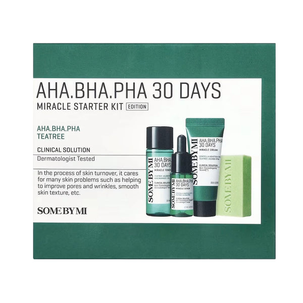 Komplekts ar skābēm problemātiskai ādai Some By Mi AHA-BHA-PHA 30 Days Miracle Starter Edition