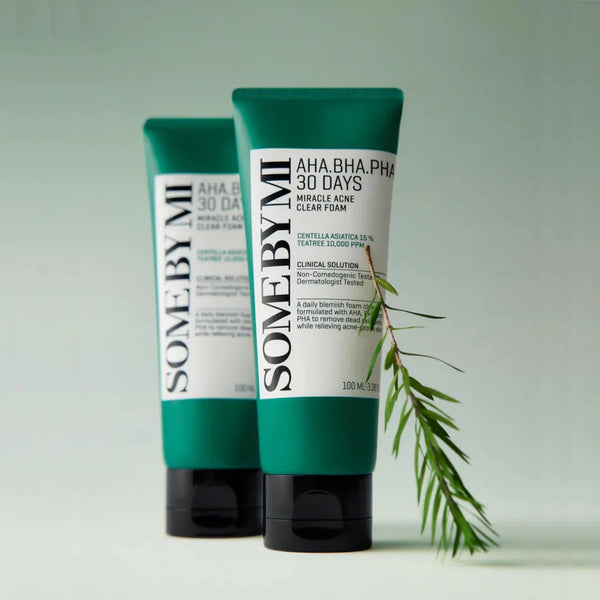Attīrošas putas problemātiskai ādai Some By Mi AHA BHA PHA 30 Days Miracle Acne Clear Foam