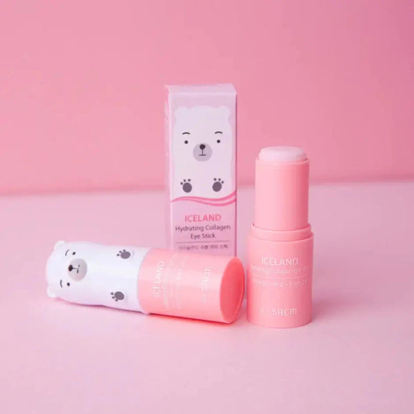Mitrinošs zīmulis ar ledāju ūdeni un kolagēnu THE SAEM Iceland Hydrating Collagen Eye Stick