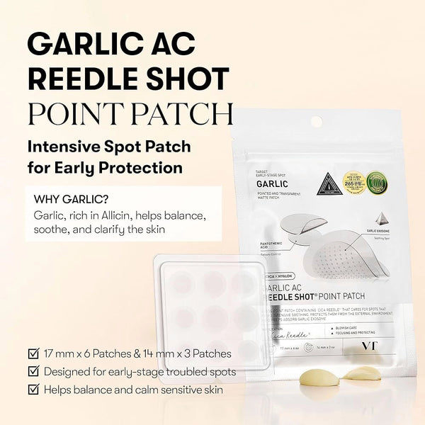 VT Cosmetics Garlic AC Reedle Shot Point Patch