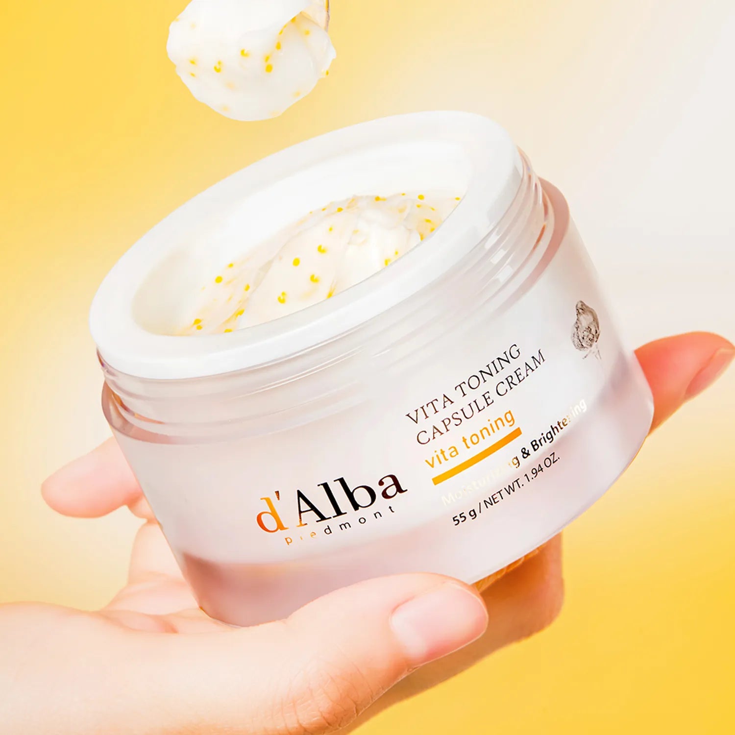 Tonizējošs kapsulu krēms d'Alba Vita Toning Capsule Cream