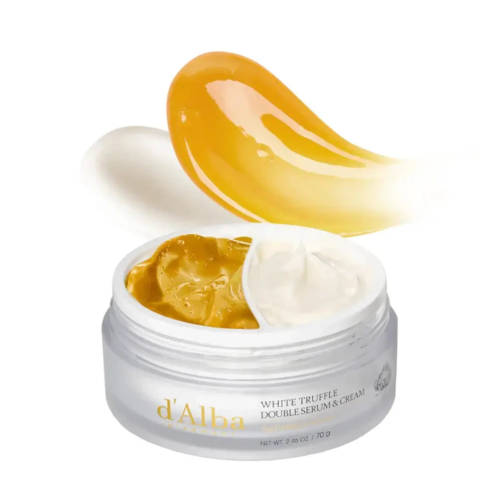 Pretnovecošanās krēms ar baltām trifelēm d'Alba White Truffle Double Serum & Cream
