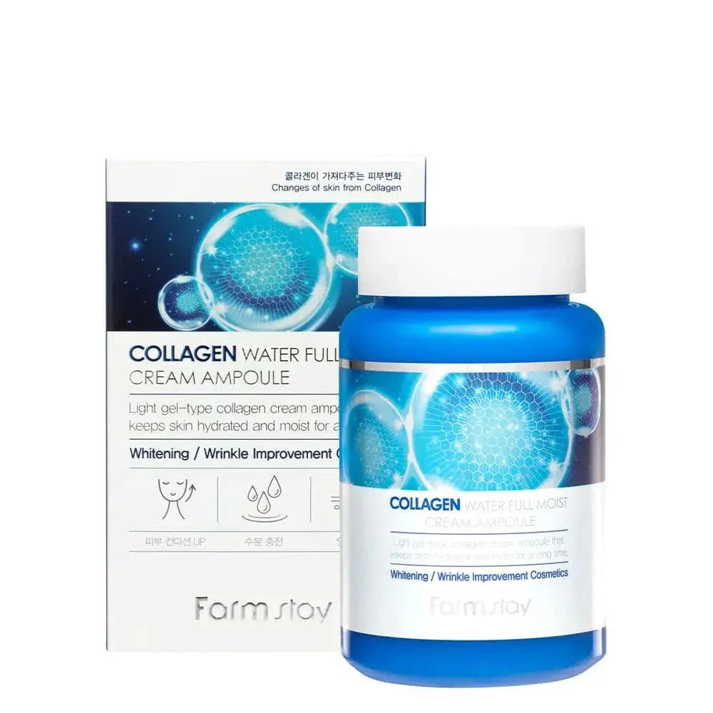 Ampulas krēms Farmstay Collagen Water Full Moist Cream Ampoule