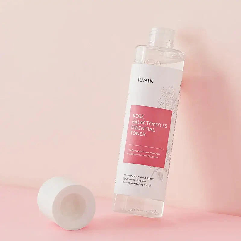 Toniks ādas toņa uzlabošanai ar rozi iUnik Rose Galactomyces Essential Toner