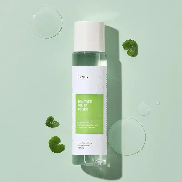 Toniks ar tējas koku problemātiskai ādai iUnik Tea Tree Relief Toner