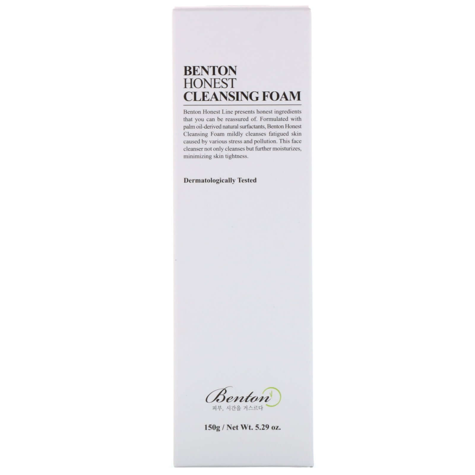 Hipoalerģiskas putiņas sejas ādas attīrīšanai Benton Honest Cleansing Foam