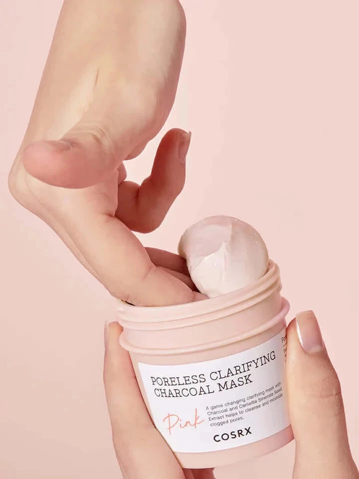 Attīroša krēmveida maska COSRX Poreless Clarifying Charcoal Mask Pink
