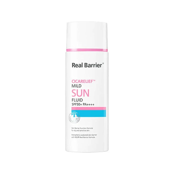Saules aizsargkrēms Real Barrier Cicarelief MILD SUN FLUID SPF50 PA++++