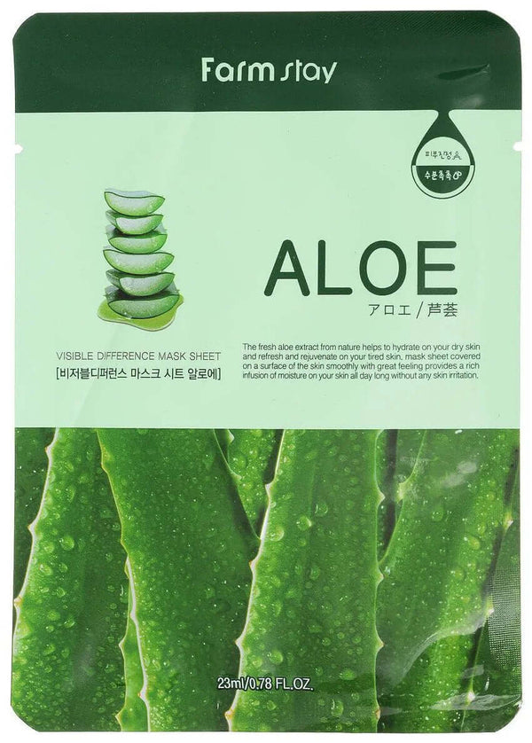 Auduma sejas maska FarmStay Visible Difference Mask Sheet