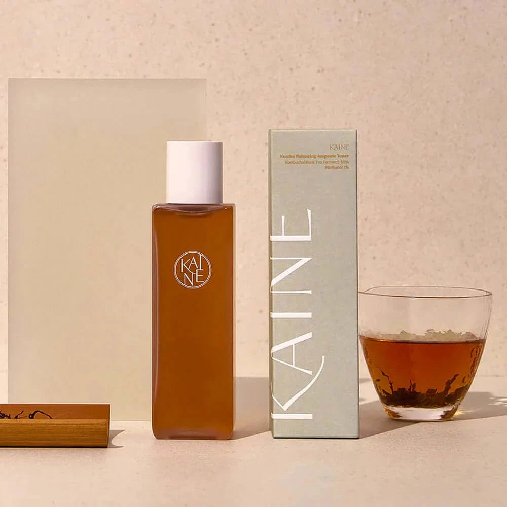 Atjaunojošs toniks ar kombu jūras aļģu ekstraktu Kaine Kombu Balancing Ampoule Toner