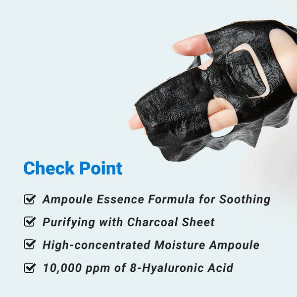 Nomierinoša ampulu auduma maska sejai Real Barrier Aqua Soothing Ampoule Mask