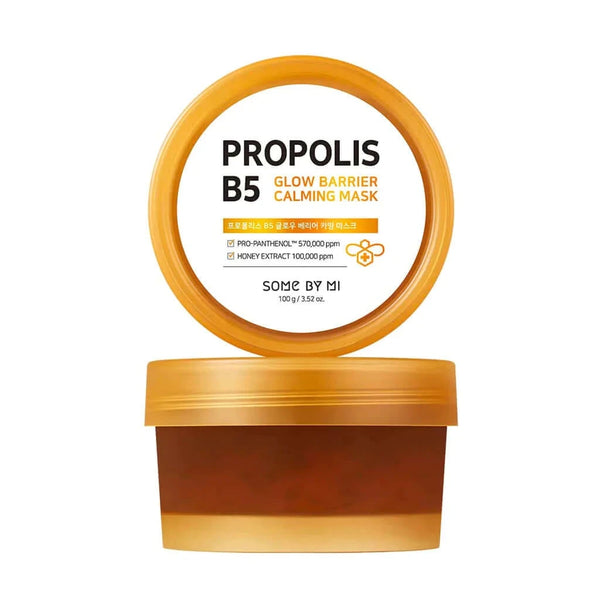 Nomierinoša maska mirdzuma piešķiršanai ar propolisu Some By Mi Propolis B5 Glow Barrier Calming Mask