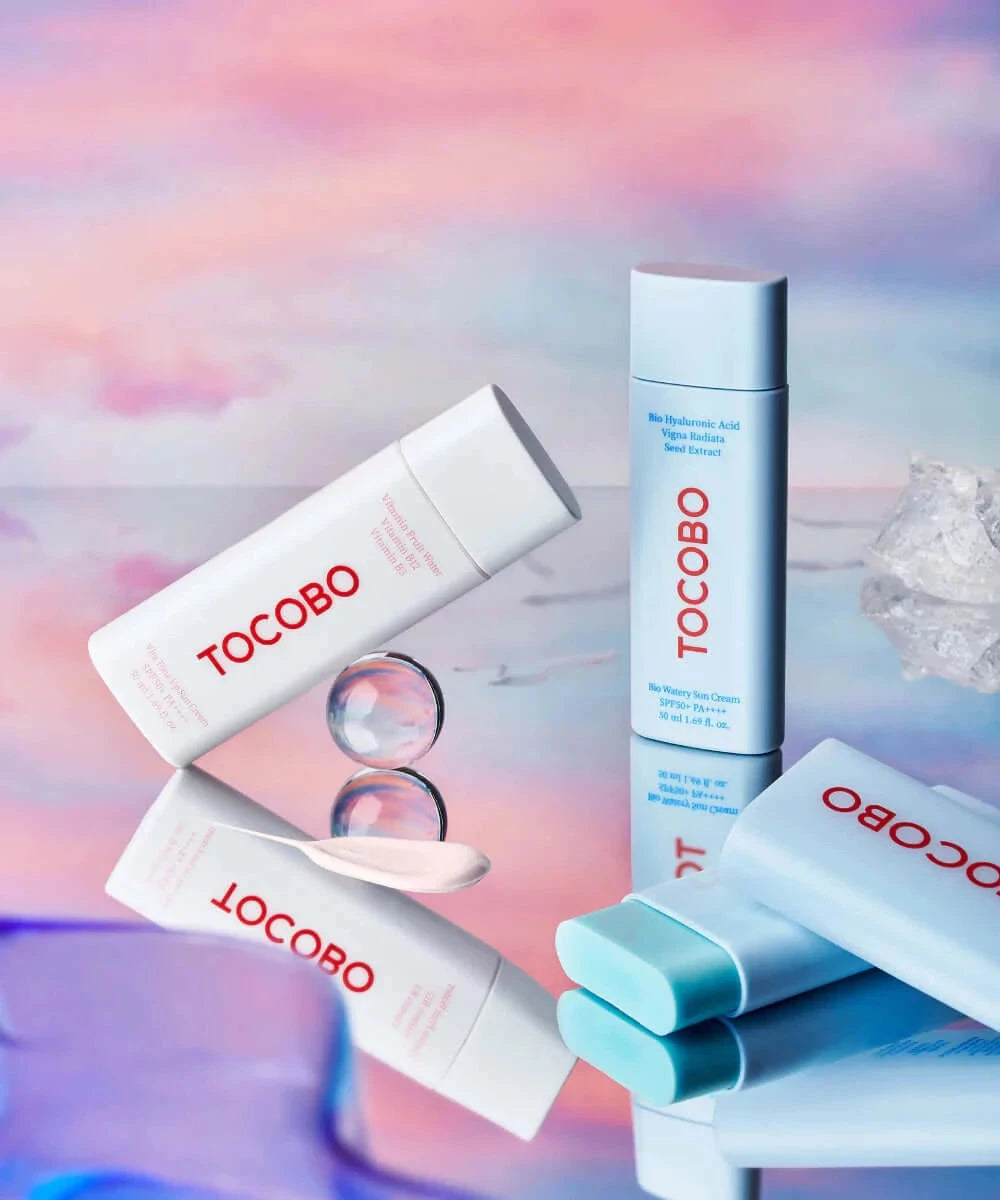 Saules aizsardzības krēms ar tonējošu efektu TOCOBO VITA TONE UP SUN CREAM DELUXE SPF50+ PA++++