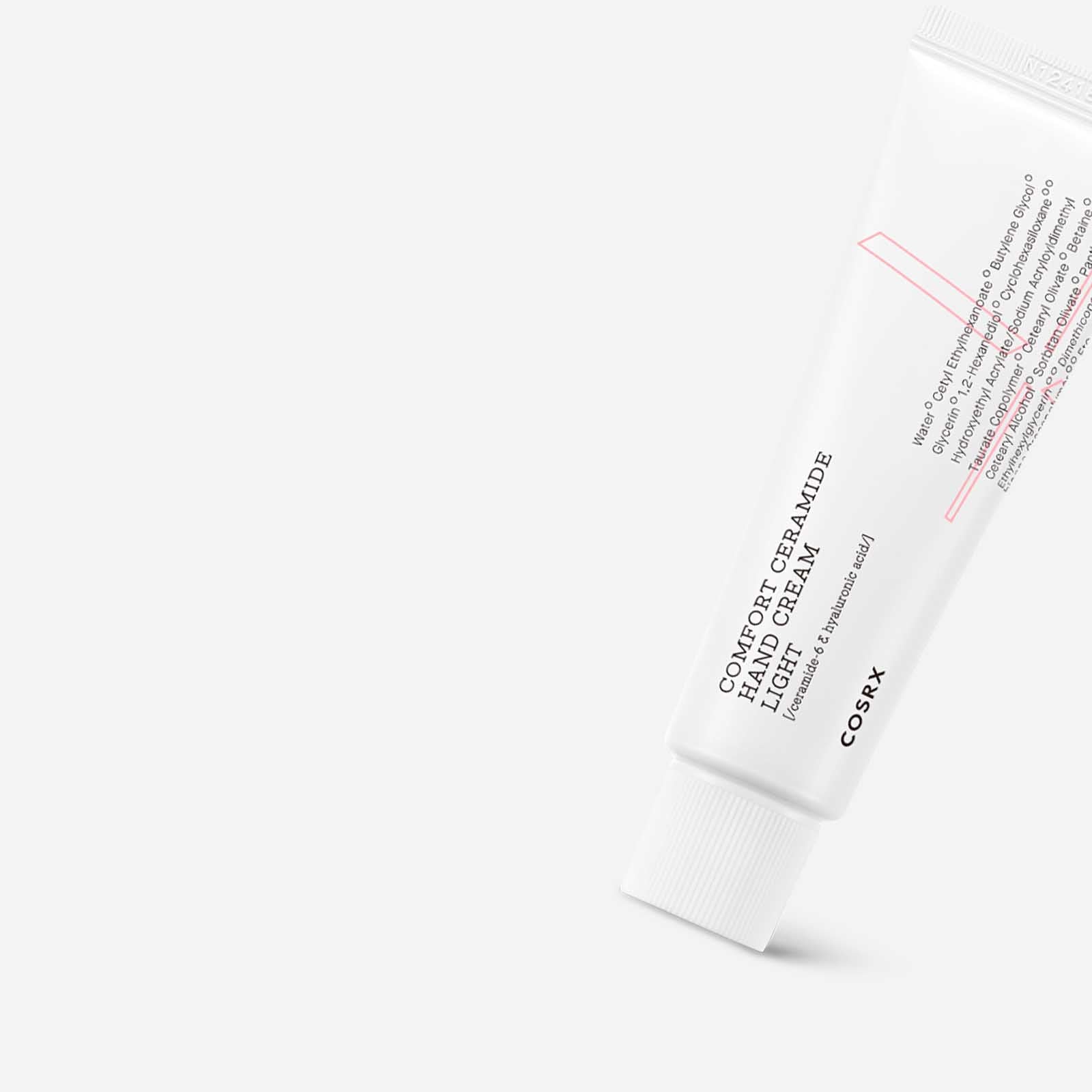Viegls roku krēms ar keramīdiem Cosrx Balancium Comfort Ceramide Hand Cream Light