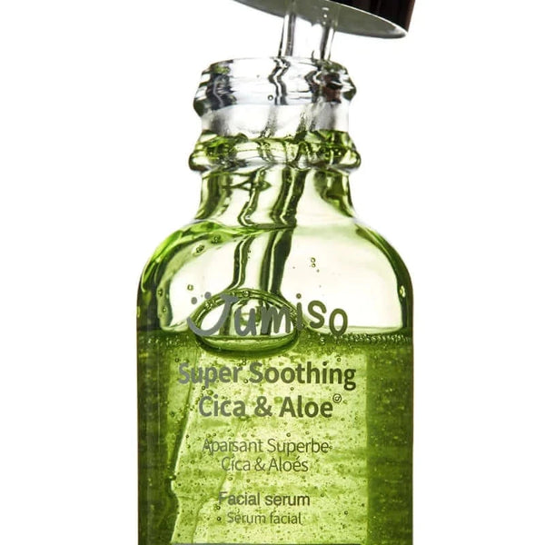 Nomierinošs un mitrinošs serums Jumiso Super Soothing Cica & Aloe Facial Serum