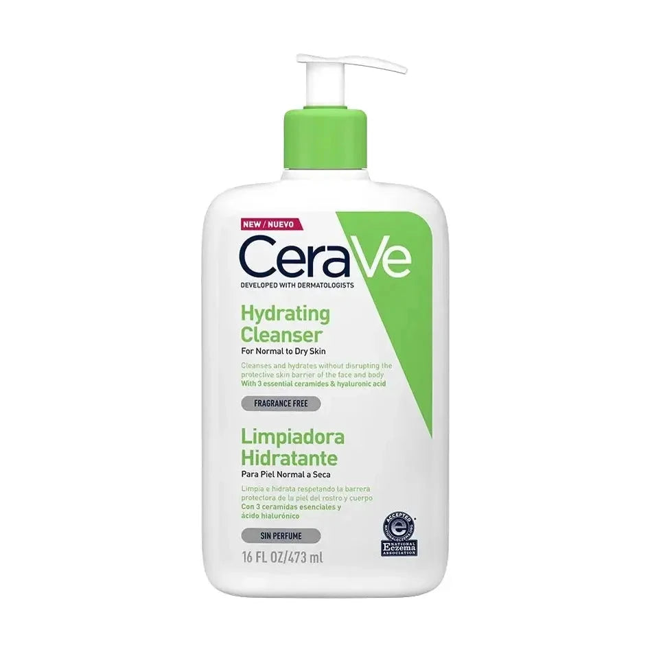 Mitrinošs un ādu attīrošs krēmveida gels CERAVE hydrating cleanser