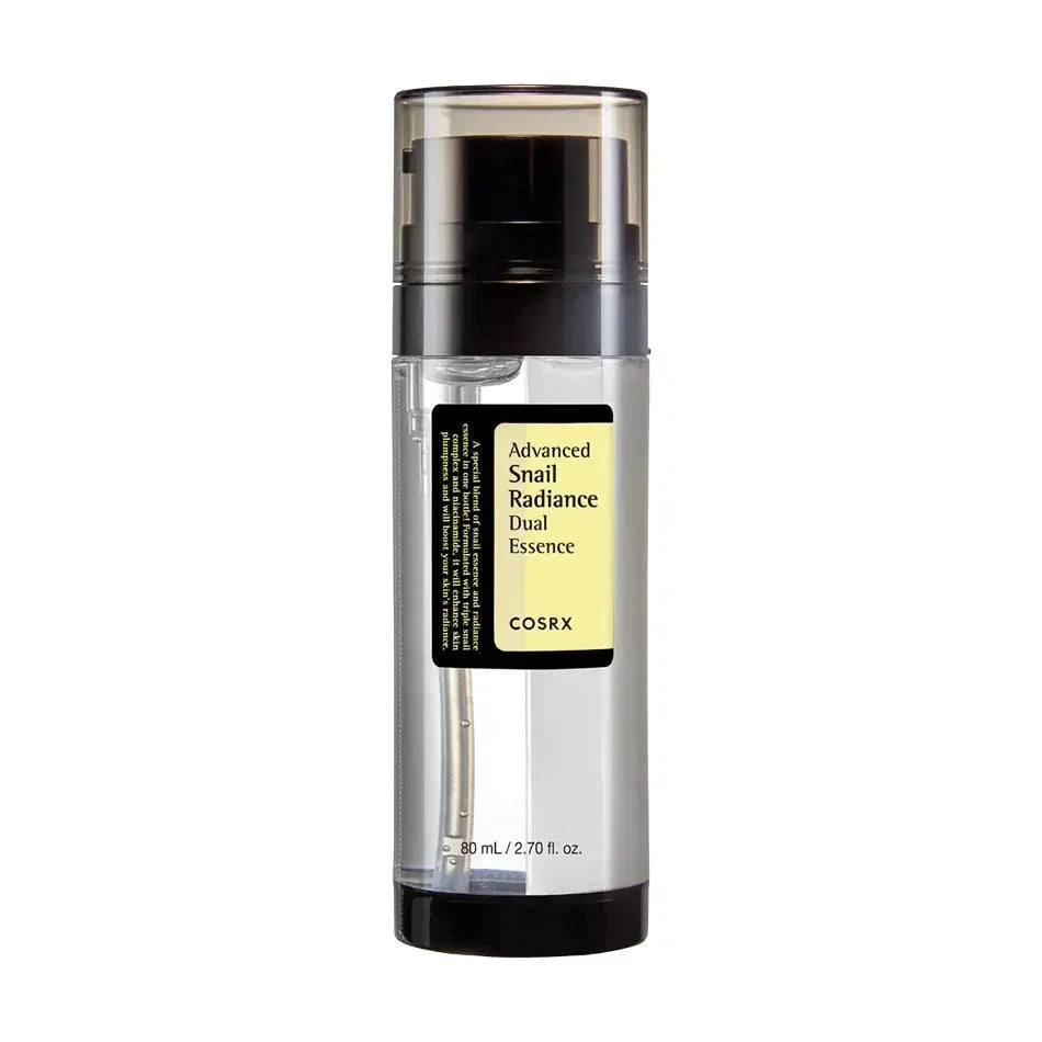 Dubultā esence ar gliemežu mucīnu un niacinamīdu Cosrx Advanced Snail Radiance Dual Essence