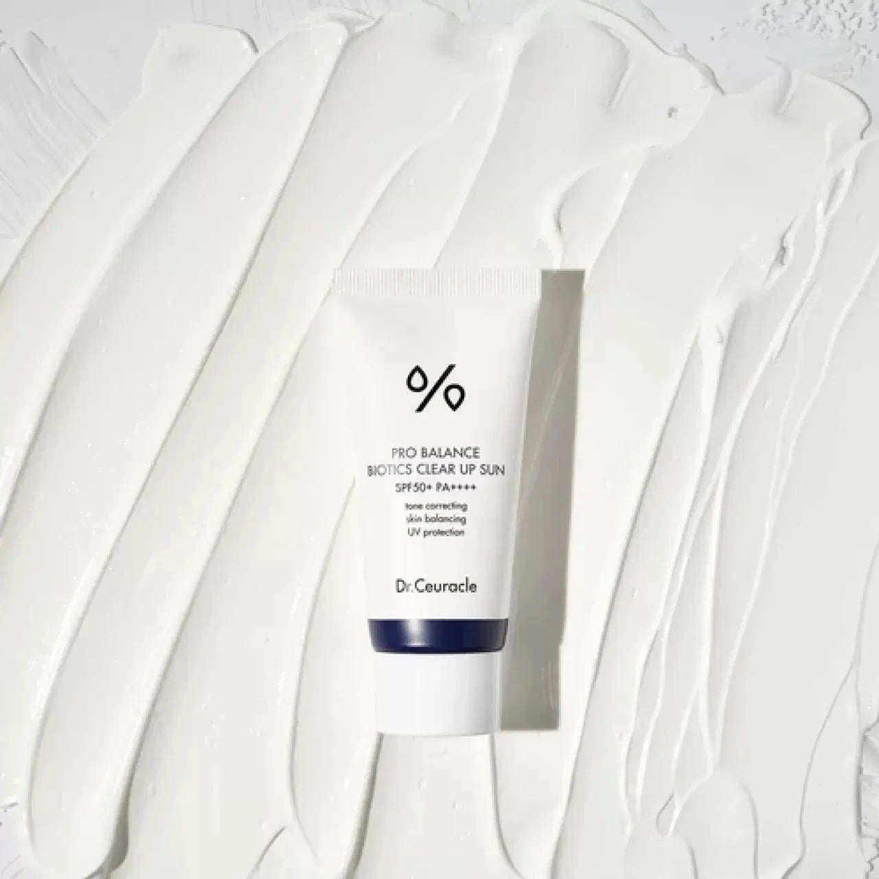 Saules aizsargkrēms ar probiotiķiem Dr.Ceuracle Pro-Balance Biotics Clear Up Sun SPF50+PA++++