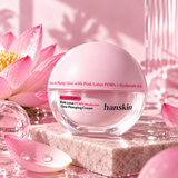 Hanskin Pink Lotus PDRN Hyaluron Glow Plumping Cream