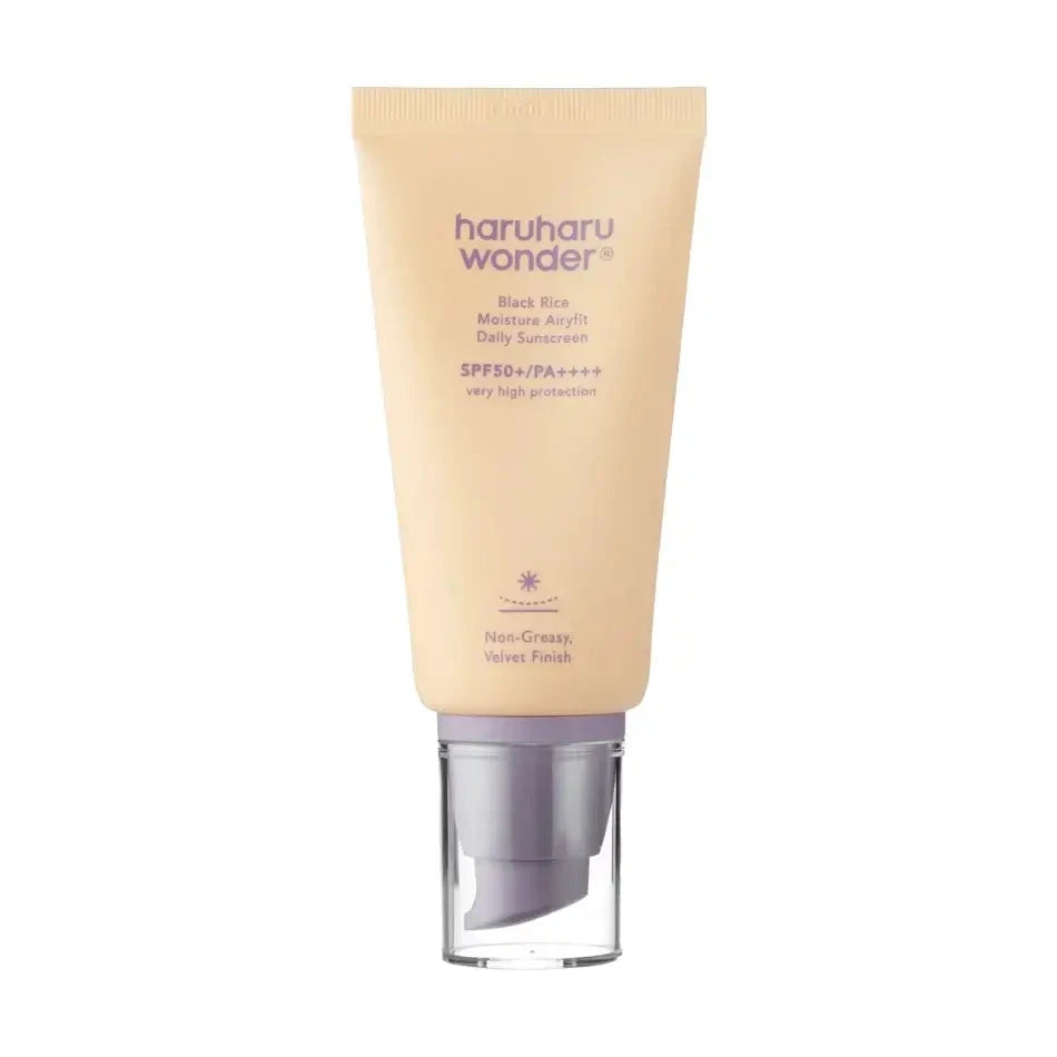 Saules aizsargkrēms Haruharu Wonder Black Rice Moisture Airyfit Daily Sunscreen