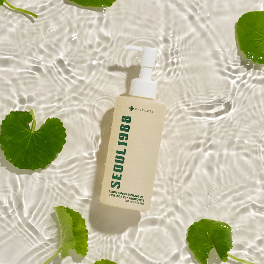 Hidrofīlā eļļa sejai K-SECRET Seoul 1988 Cleansing Oil : Pine Cica 1% + Probiotics