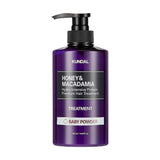 Atjaunojoša matu maska KUNDAL Honey & Macadamia Protein Treatment Baby Powder