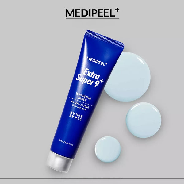 Maska-plēve ar skābēm Medi-Peel Extra Super 9 Plus Water Glow Lifting Wrapping Mask