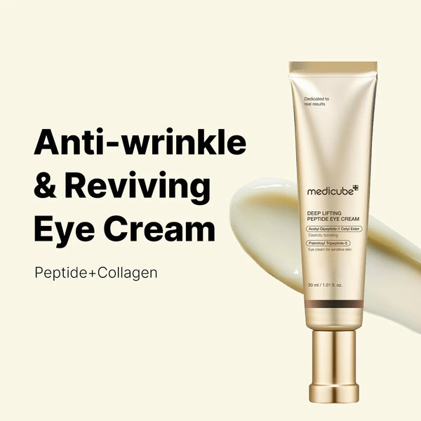 Acu un sejas krēms Medicube Deep Lifting Peptide Eye Cream For Face