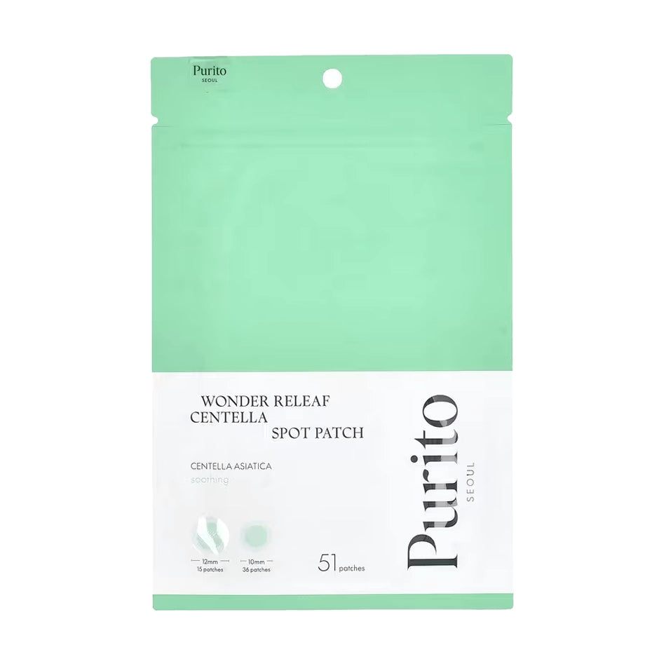 Pretpiņņu plāksteri Purito Wonder Releaf Centella Spot Patch