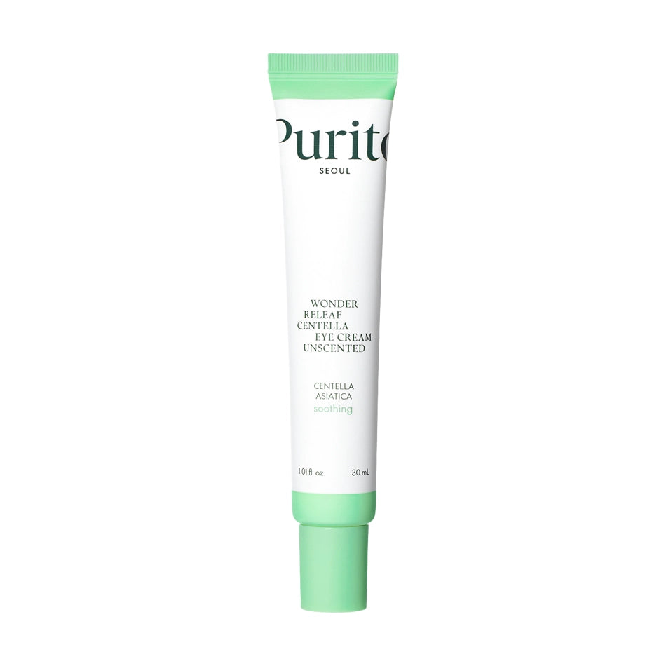 Atjaunojošs krēms priekš acu plakstiņiem ar peptīdiem un Gotu Kolu Purito Wonder Releaf Centella Eye Cream Unscented