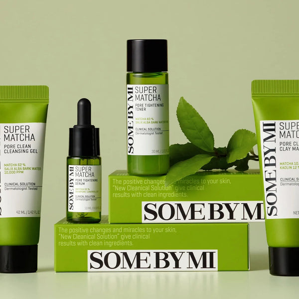 Miniatūru komplekts priekš poru sašaurināšanai ar matcha tēju Some By Mi Super Matcha Pore Care Starter Kit