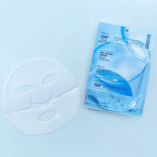 Mitrinoša hidrogela maska ar mikroadatām VT Cosmetics Hydrop HL Reedle Shot 100 2Step Hydrogel Mask