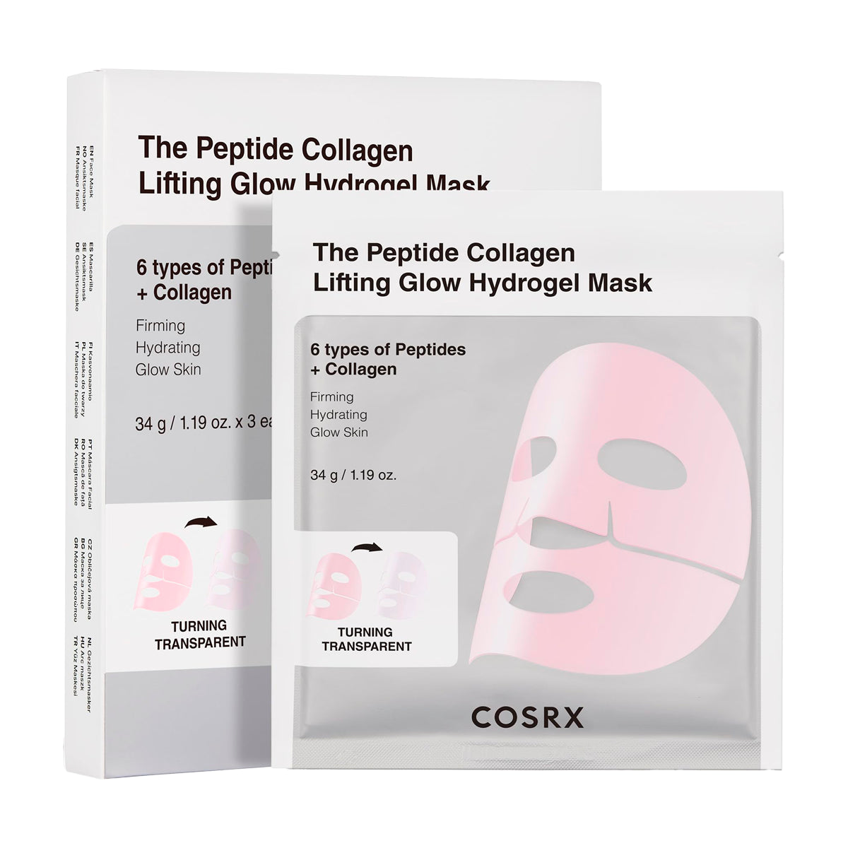 Cosrx The Peptide Collagen Lifting Glow Hydrogel Mask