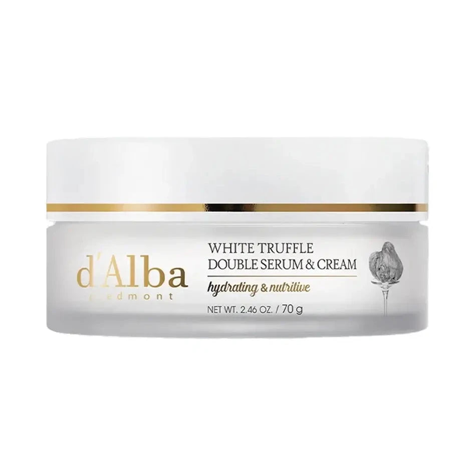 Pretnovecošanās krēms ar baltām trifelēm d'Alba White Truffle Double Serum & Cream