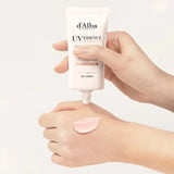 Tonējošs saules aizsargkrēms d'Alba Waterfull Tone-Up Sun Cream